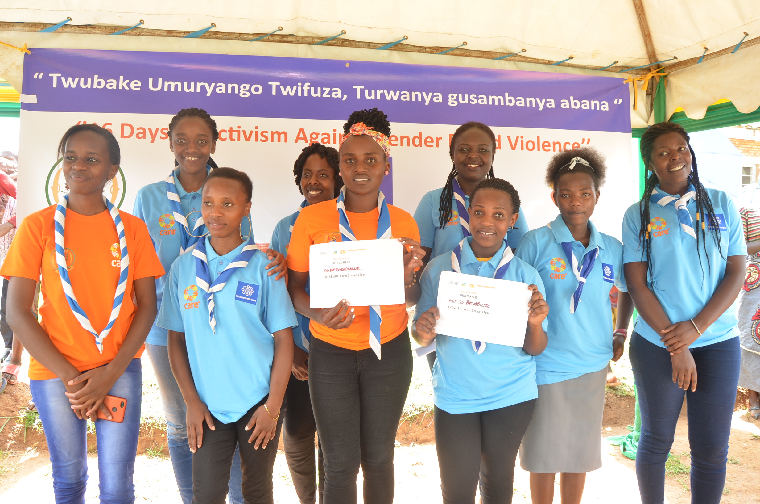 YOUTH AT THE FOREFRONT AGAINST GBV